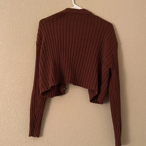 Forever 21 Brown Cardigan Size M - Picture 5 of 5